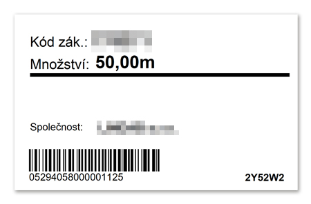 Štítok varianta 2