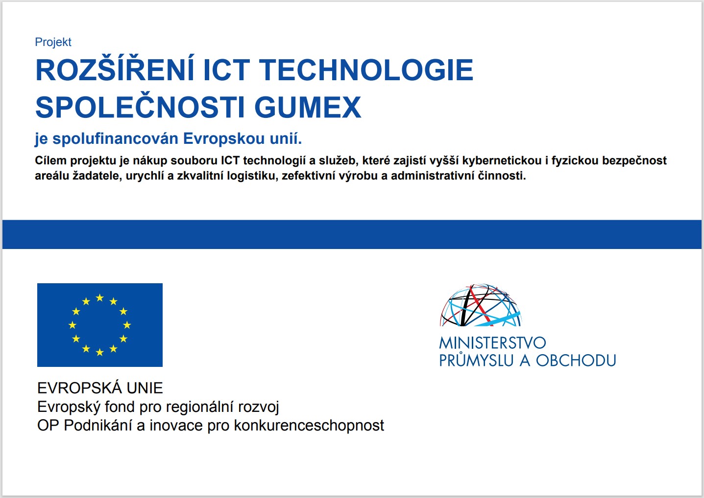 Projekt Rozšíření ICT technologie