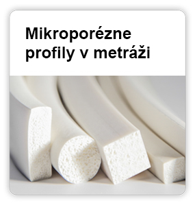 Silikónové tesnenia porézne v metráži